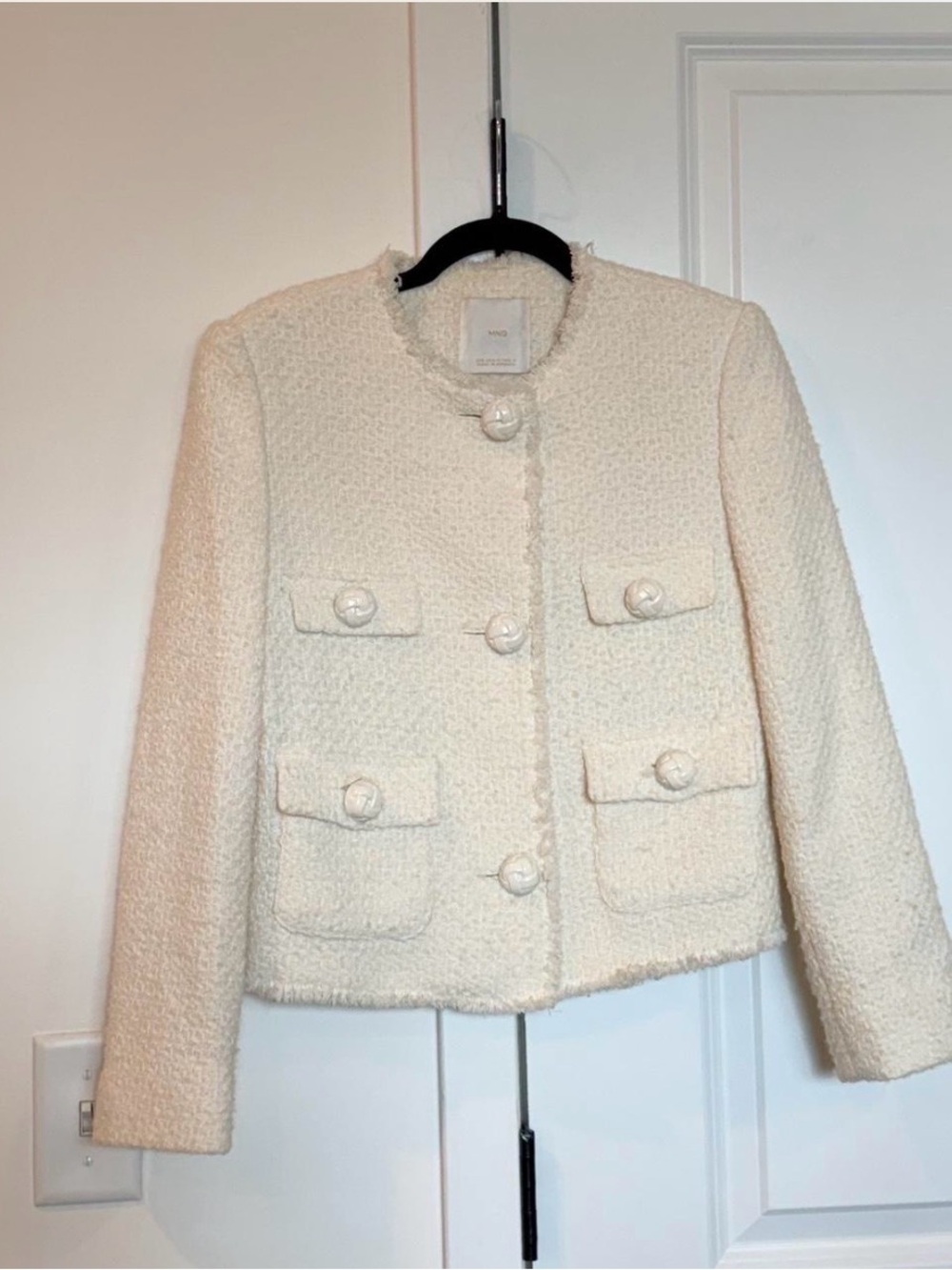 Mango tweed- Elegant Women's Coat